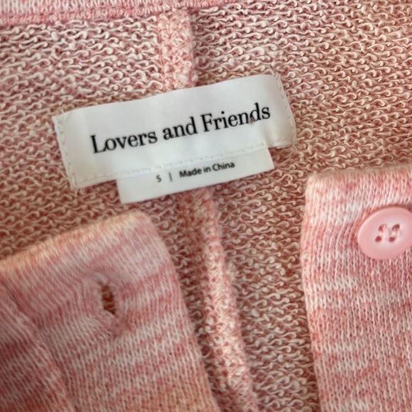 Lovers + Friends Revolve Julien Long Sleeve Shorts Romper Rose Pink Small - Picture 9 of 10
